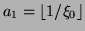 $a_1 =
\lfloor 1/\xi_0 \rfloor$