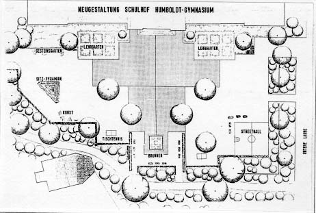 [Plan vorderer Schulhof]