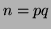 $n = p q$